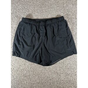 FOURLAPS Men's Re-Up Bolt Shorts Sz XL‎ Gym Workout Lined Shorts Black 4.5"
